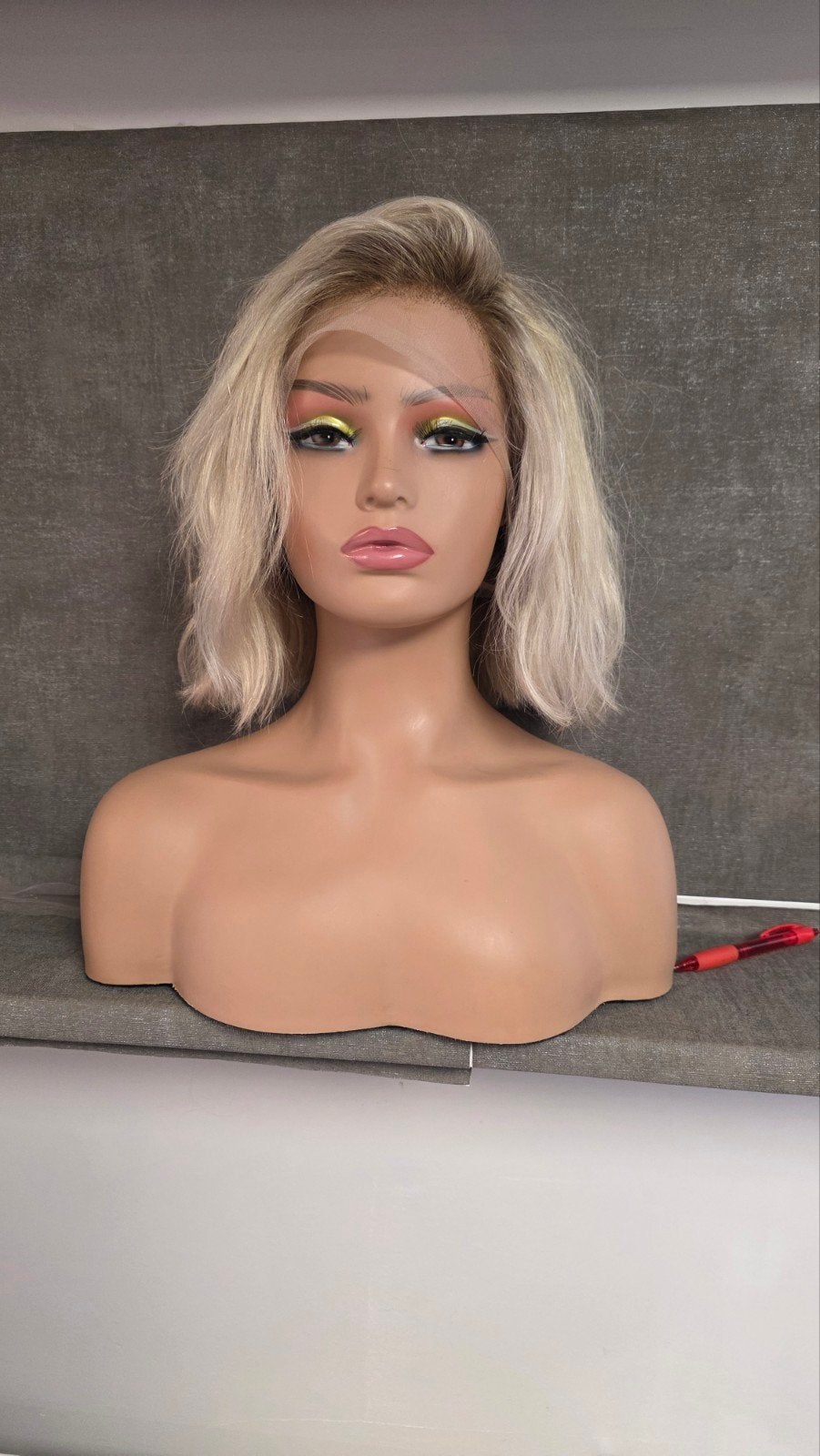 Full lace  wig echt haar, Ophalen of Verzenden, Nieuw, Pruik of Haarverlenging