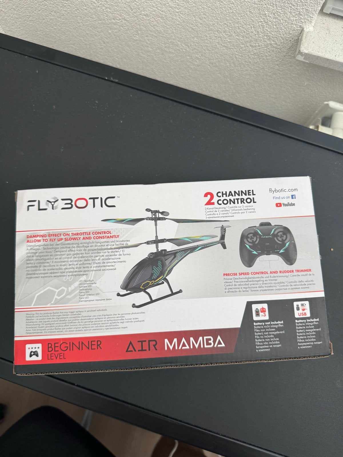 Flybotic Air Mamba RC Helikopter - Nieuw in doos, Elektro, RTF (Ready to Fly), Helikopter, Nieuw