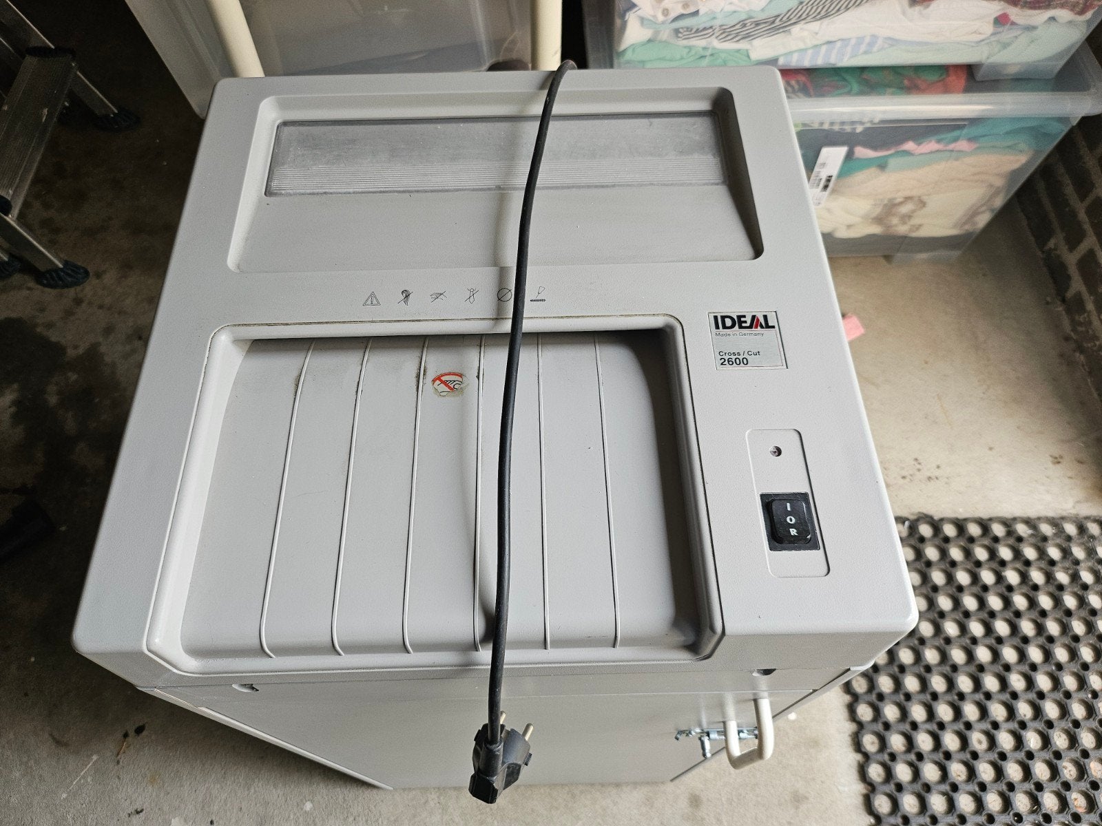 professionele papierversnipperaar Ideal 2600, Diversen, Ophalen, Gebruikt