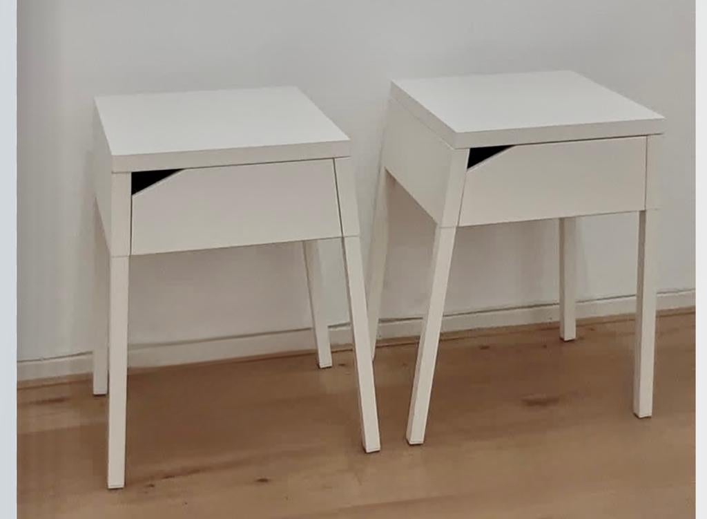 Nachtkastjes ikea ven metaal, Ophalen, Minder dan 45 cm, Metaal of Aluminium, 55 tot 70 cm