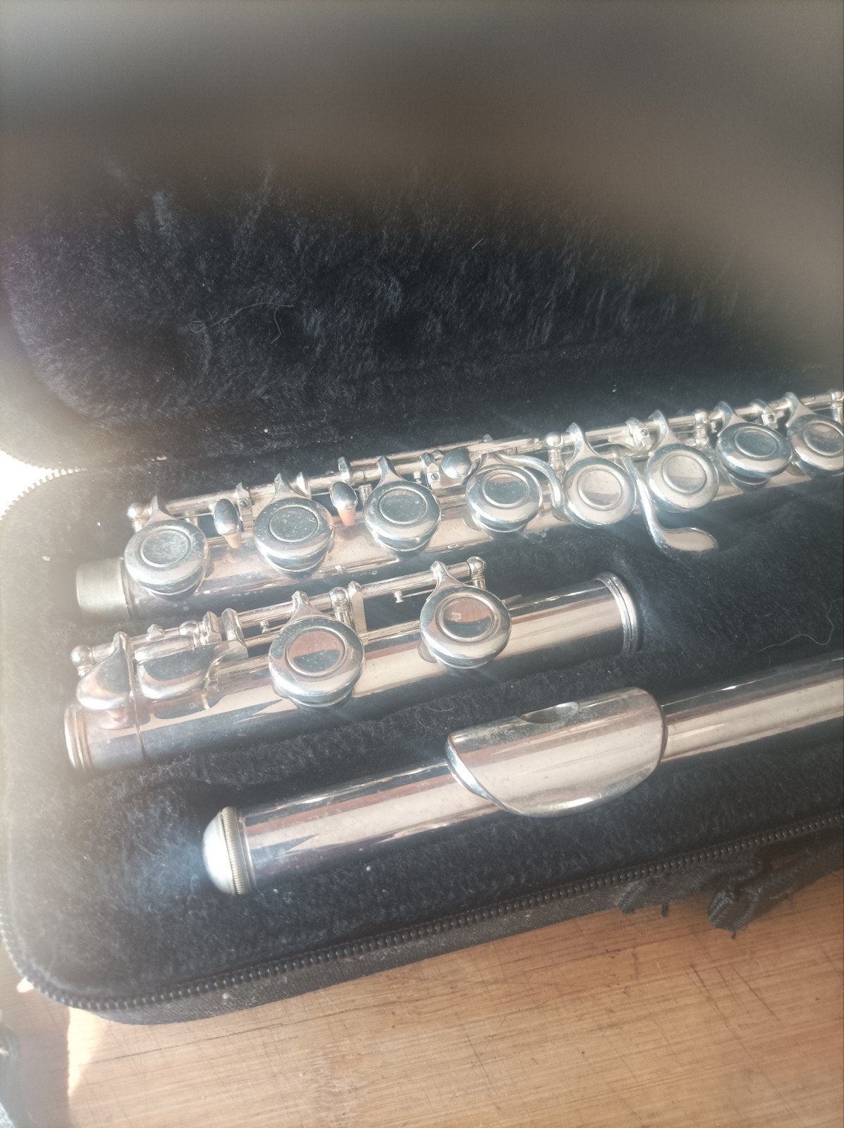 dwarsfluit, Muziek en Instrumenten, Blaasinstrumenten | Dwarsfluiten en Piccolo's, Ophalen, Gebruikt, Dwarsfluit, Met koffer of tas