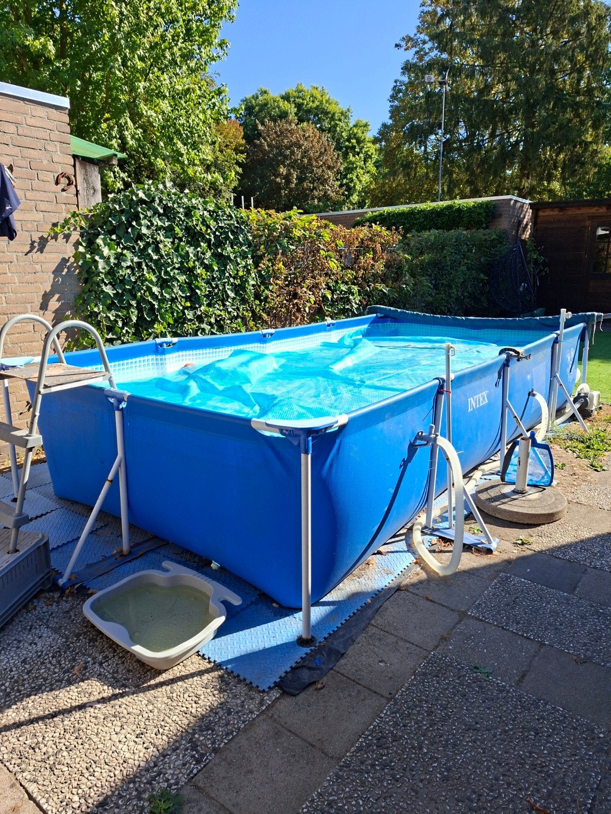 Intex Opzetzwembad   4.50 x 2.20m, Ophalen, Gebruikt, 200 tot 300 cm, 80 tot 120 cm