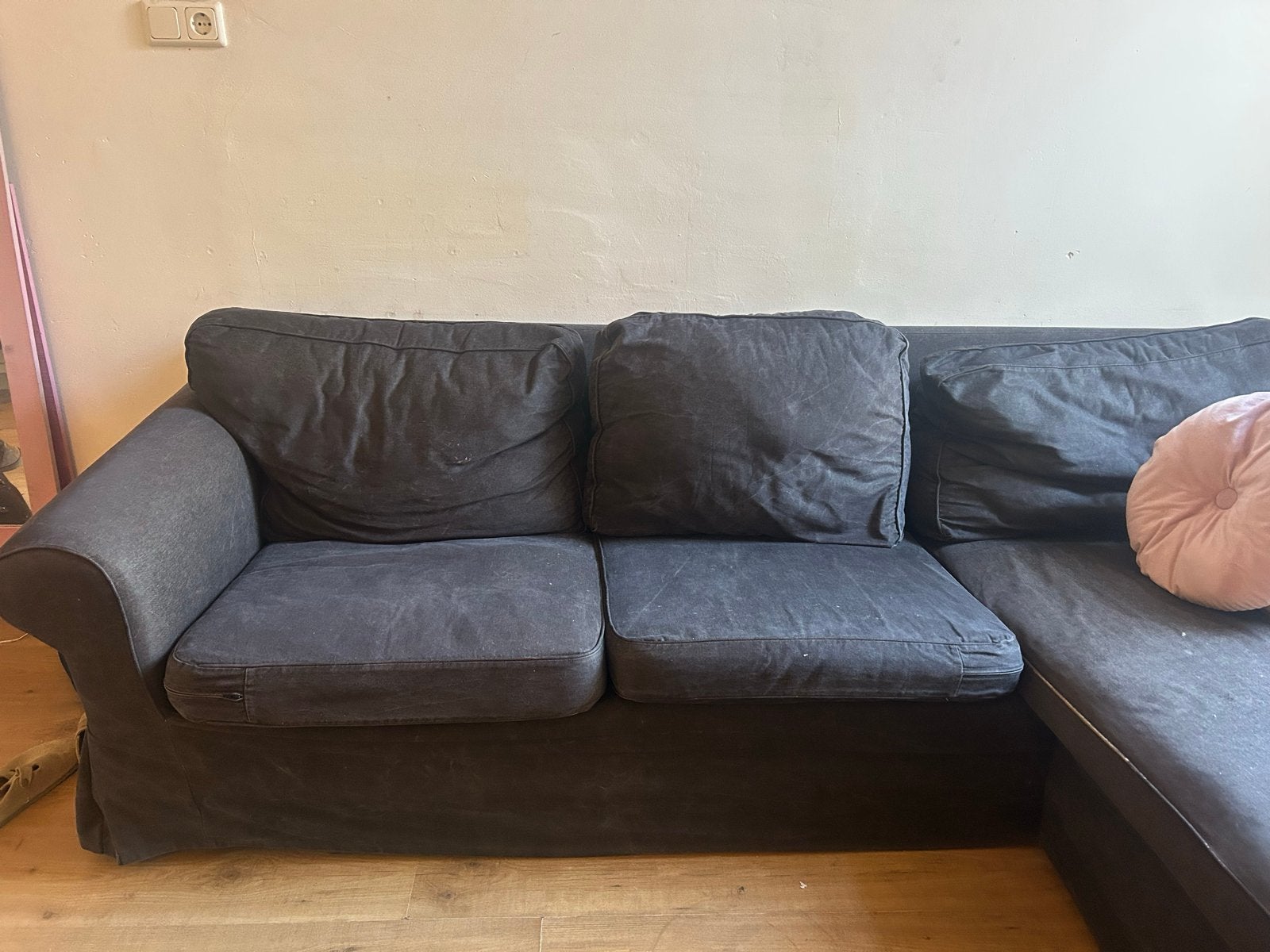 IKEA Ektorp hoekbank, Ophalen, Gebruikt, Hoekbank, Stof
