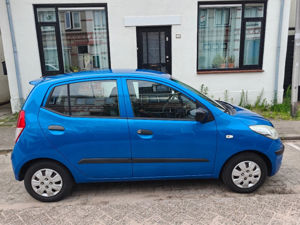 Hyundai i10 1.1 I 5DR 2010 Blauw, Auto's, Stof, 4 cilinders, Origineel Nederlands, Particulier