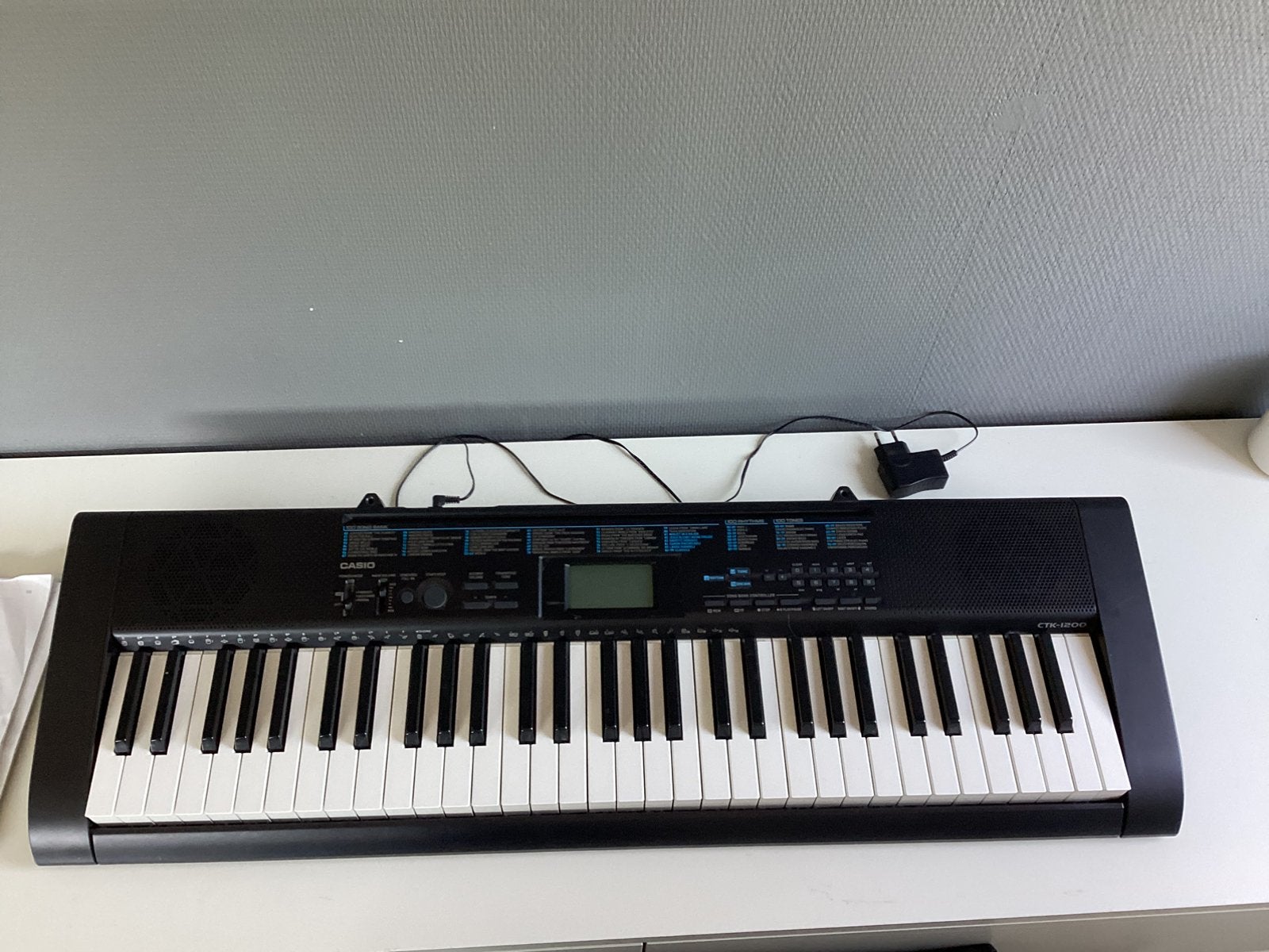 Casio CTK-1250 Keyboard met adapter en handleiding, Ophalen, Gebruikt, 61 toetsen, Casio