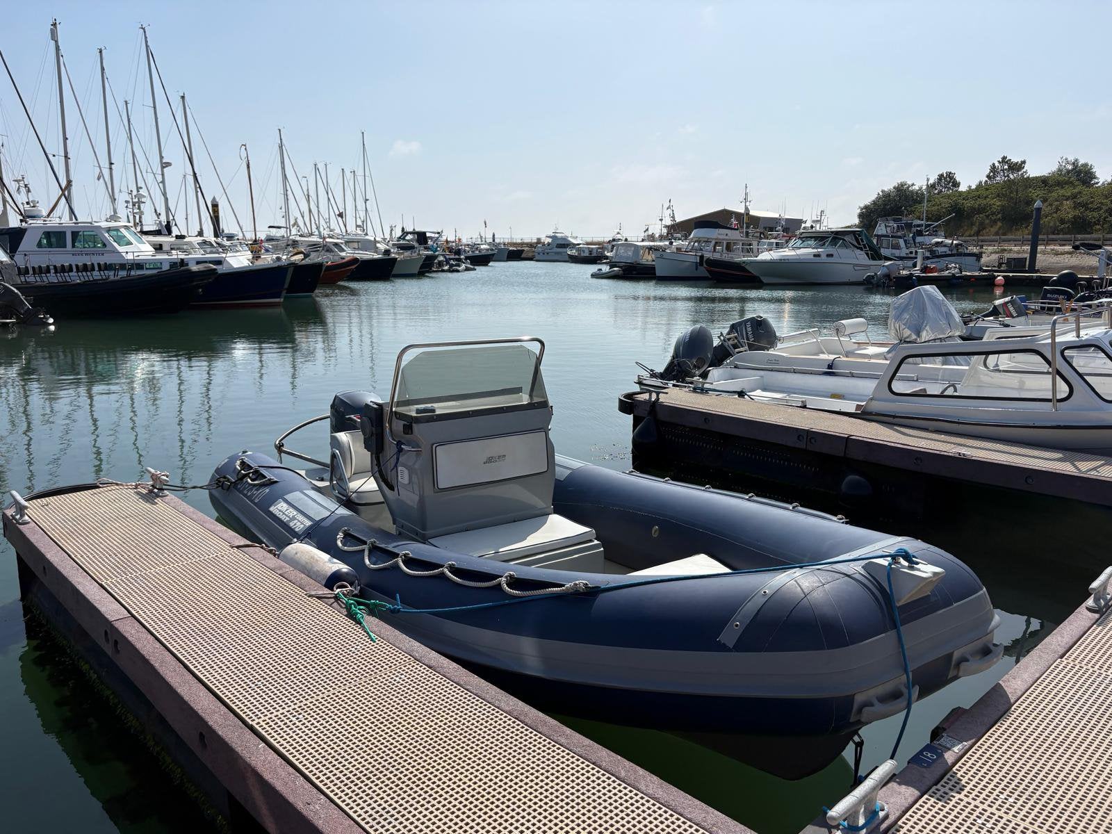 Rib Joker Boat 470 met 50 PK Yamaha, Zo goed als nieuw, 2 m, Zonnedek, 50 pk
