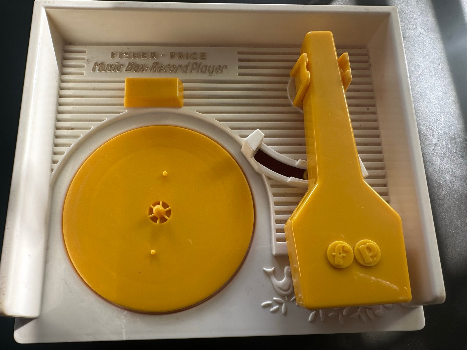 Vintage Fisher-Price Music Box Record Player, Ophalen of Verzenden, Gebruikt, Overige typen, Met geluid
