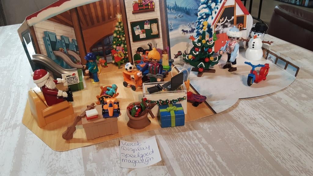 70188 magazijn kerstman display, Ophalen of Verzenden, Zo goed als nieuw, Complete set