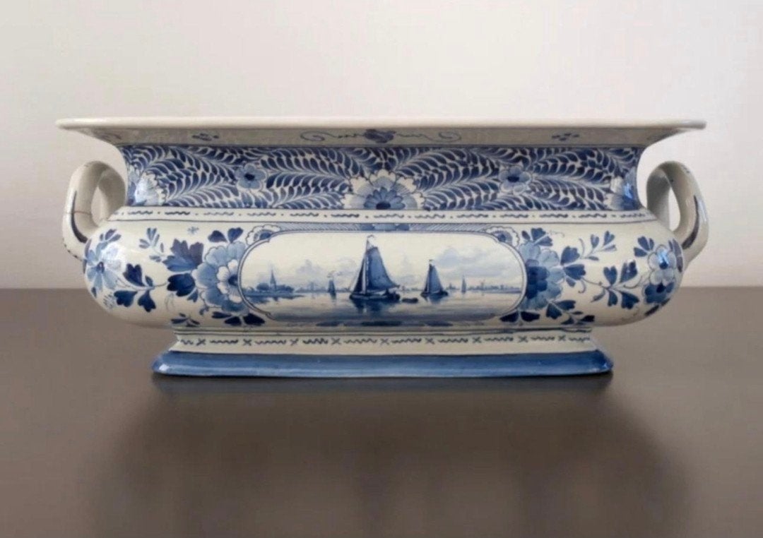 Jardiniere Porceleijne fles  uit 1898, Antiek en Kunst, Ophalen of Verzenden