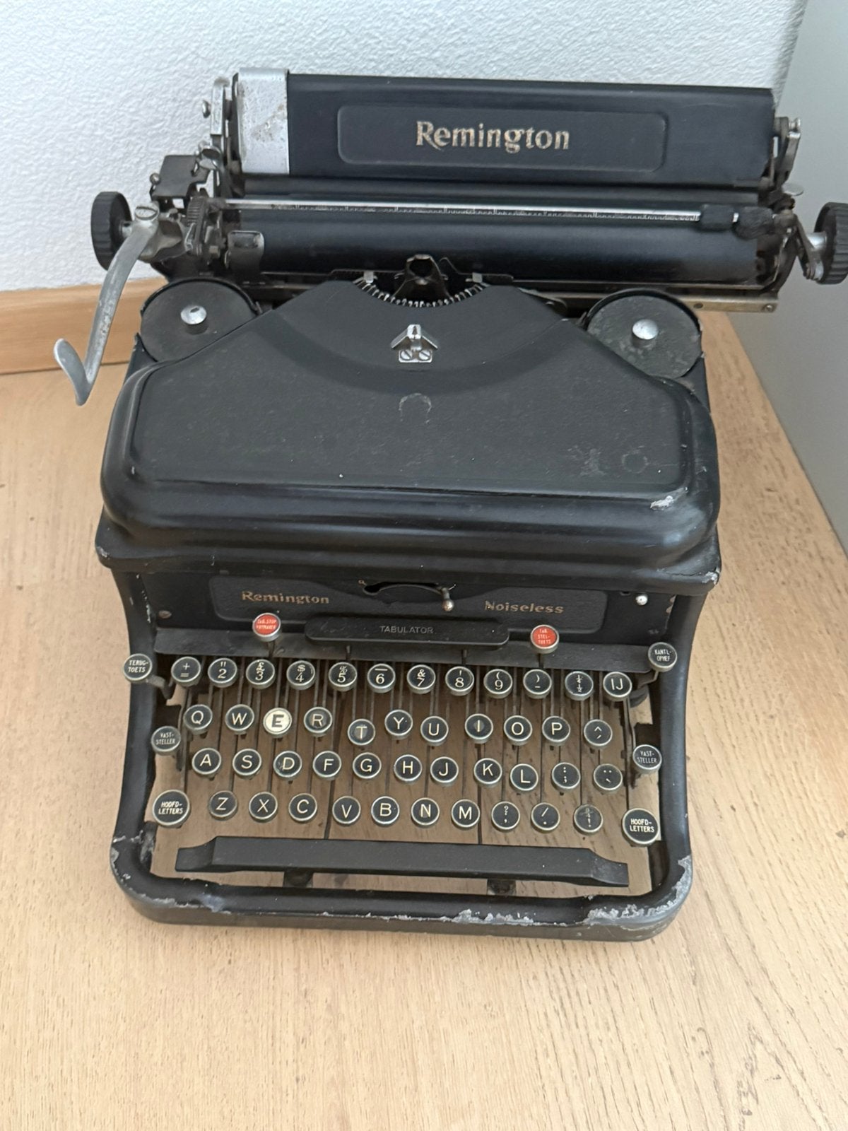 Antiek typemachine, Ophalen, Gebruikt