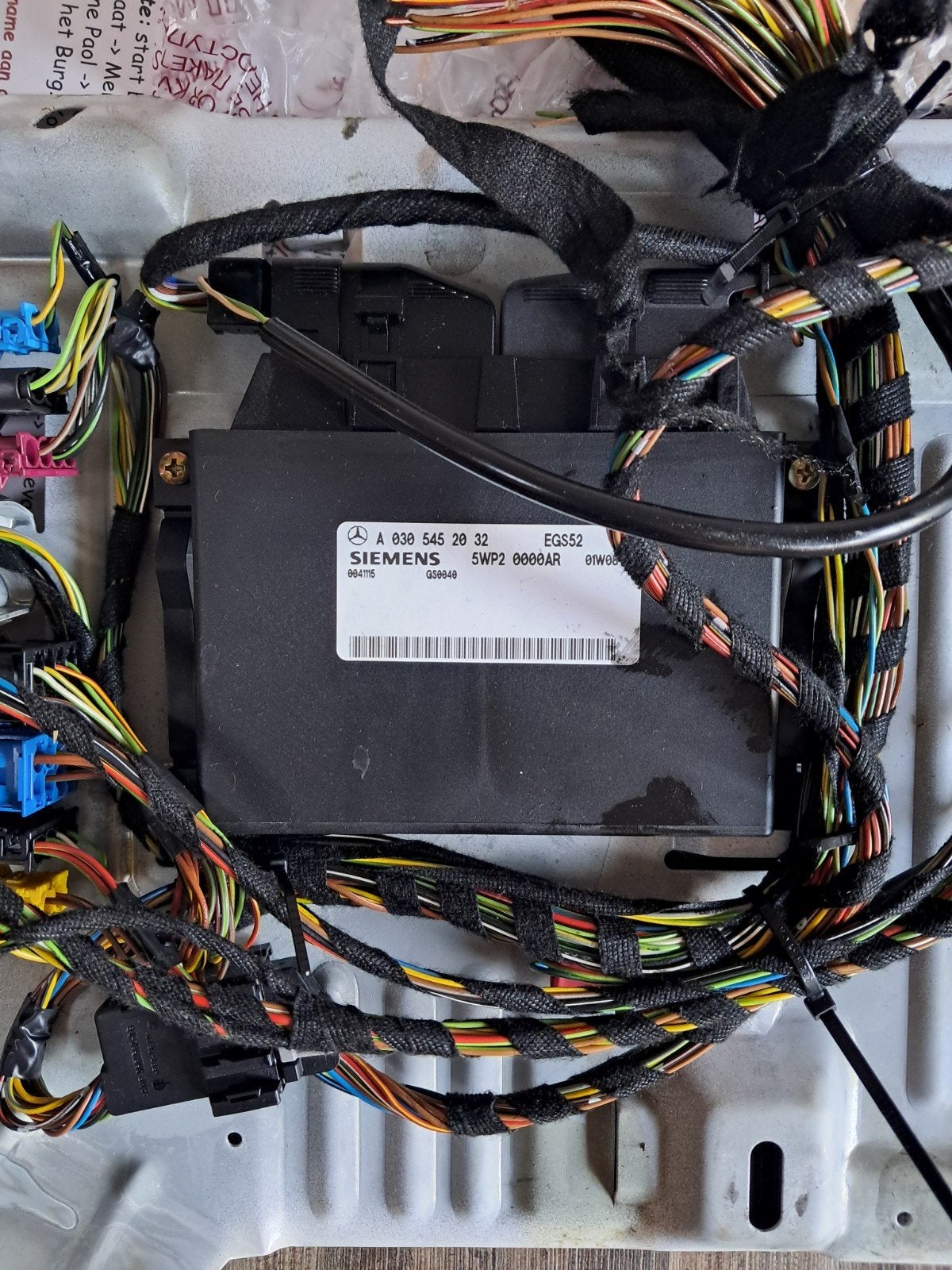 Mercedes-Benz SLK 320 Autoradio Versterker Siemens, Ophalen of Verzenden, Gebruikt, Mercedes-Benz
