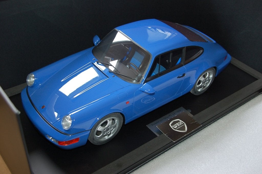 1:8 Minichamps Porsche 911 964 RS blue LTD 99 WRH, Verzenden, Nieuw, 1:5 t/m 1:8, Auto