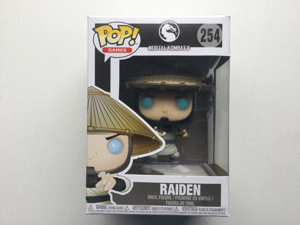 Funko Pop Games Mortal Kombat X Raiden 254 Sammlerfigur, Ophalen of Verzenden, Zo goed als nieuw