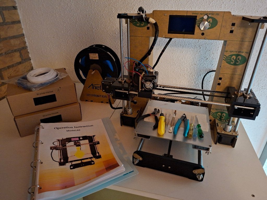 3 d printer ANET A6, Ophalen, Gebruikt, ANET A6, Filament