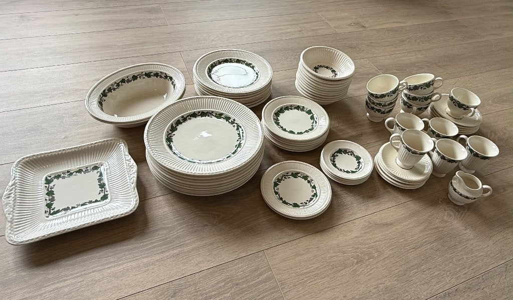 Wedgwood Edme Stratford servies – ca. 80 delen, Ophalen, Gebruikt, Klassiek, Compleet servies