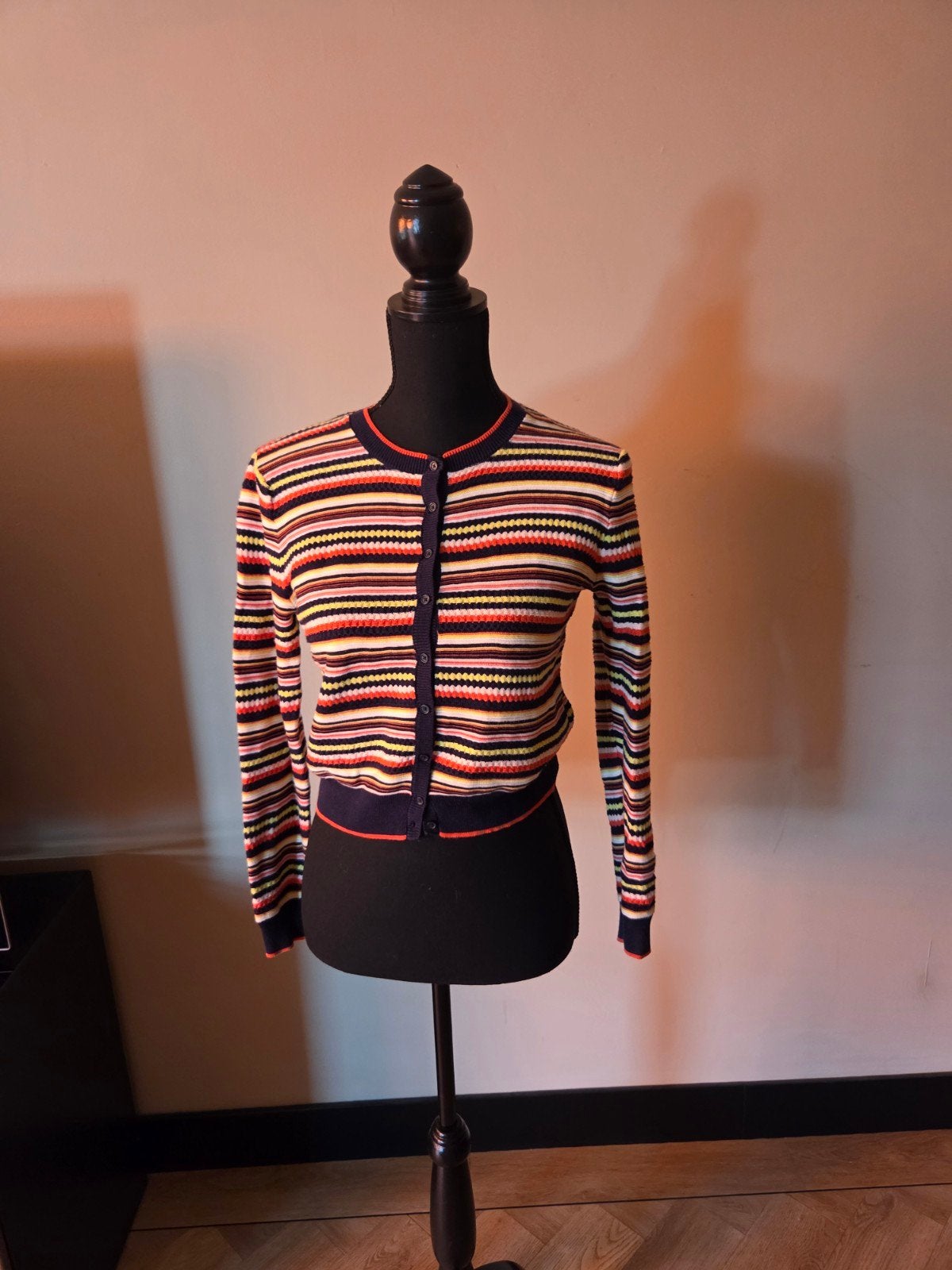 alles moet weg verhuizing Knit gestreept vestje maat S, Overige kleuren, Ophalen of Verzenden, Zo goed als nieuw, Zara Knit