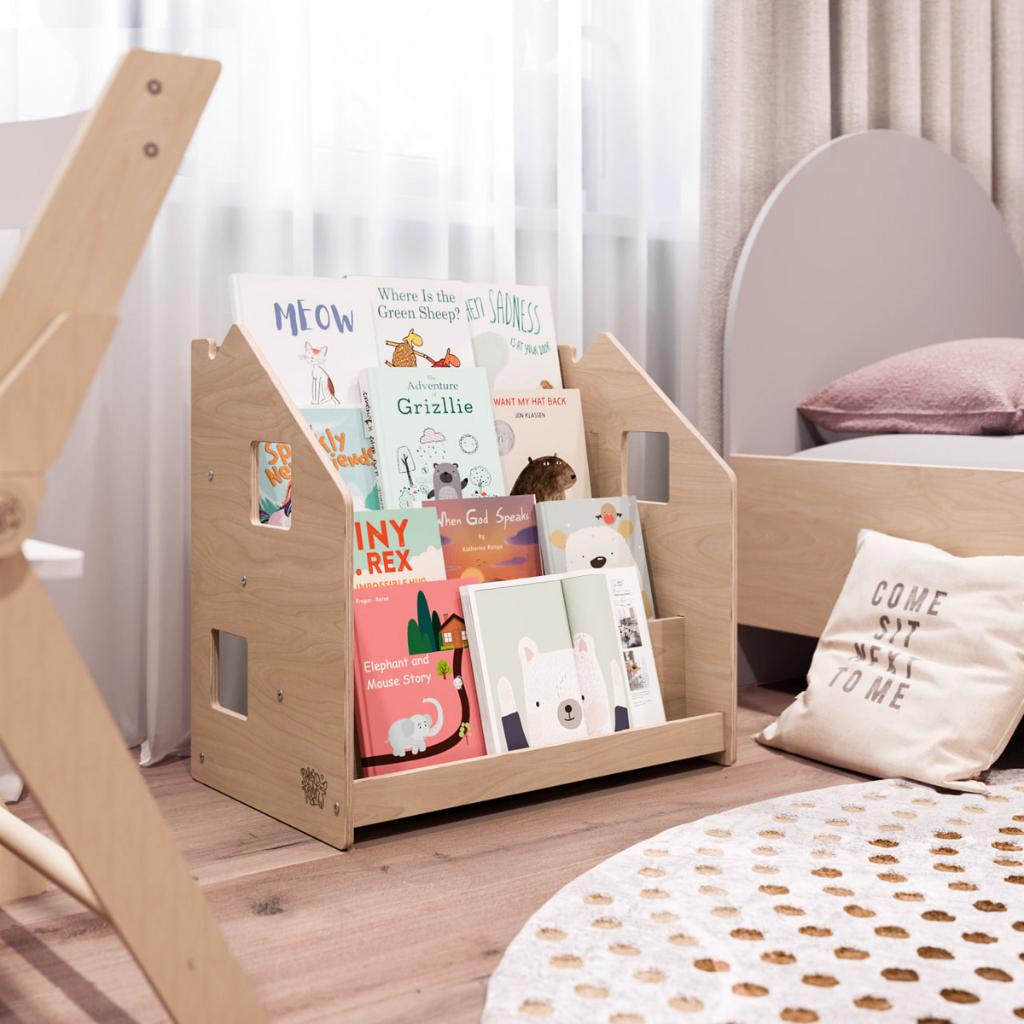 Kinderboekenrek – Kinderboekenkast op Kinderhoogte, Kinderen en Baby's, Kinderkamer | Commodes en Kasten, Minder dan 90 cm, Minder dan 75 cm