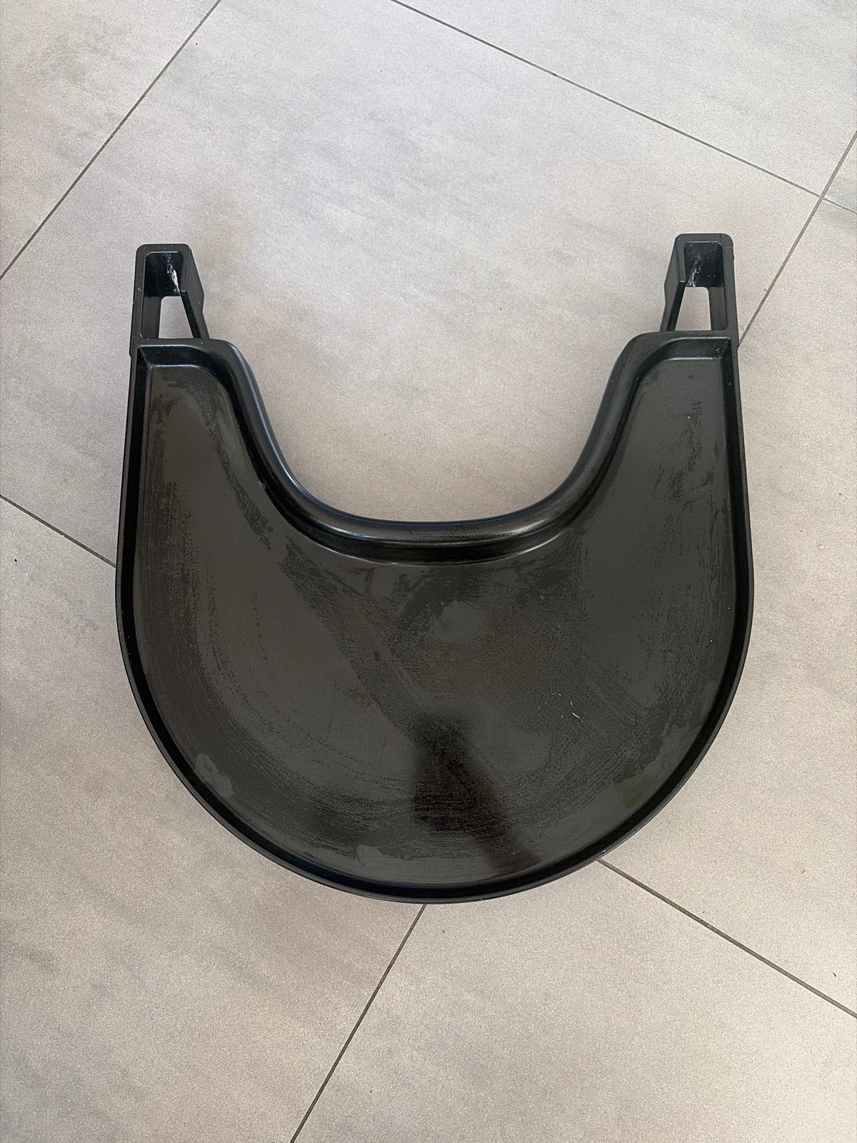 Stokke Play Tray Zwart, Kinderen en Baby's, Ophalen, Gebruikt, Overige typen, Afneembaar eetblad