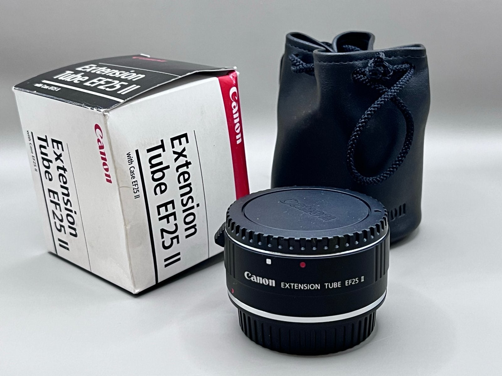 Canon Extension Tube EF25 II met hoes en doos, Canon, Ophalen of Verzenden, Zo goed als nieuw, Beschermhoes/tas
