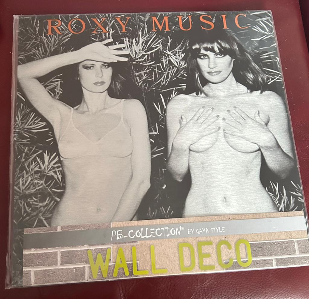 Roxy Music LP Wall Deco - Nieuw in verpakking, Metaal, Ophalen of Verzenden, Met ophangsysteem, Meerkleurig