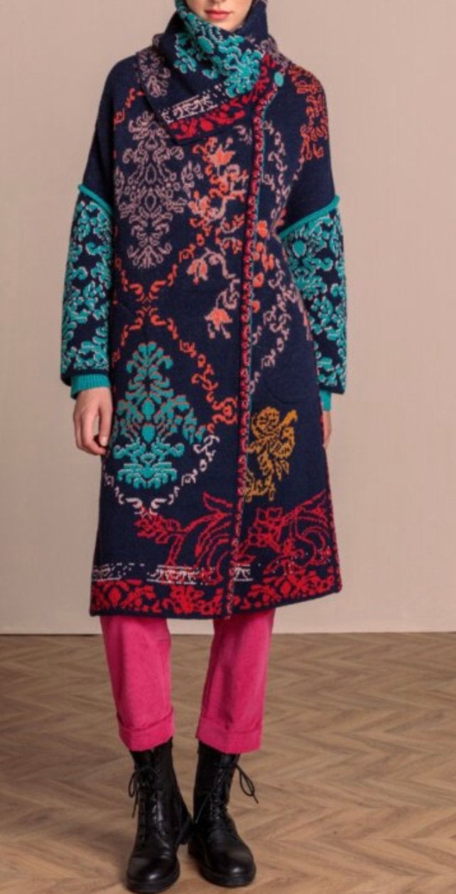 Ivko knitting vest - jas, Kleding | Dames, Ophalen of Verzenden, Zo goed als nieuw, Maat 38/40 (M), Meerkleurig