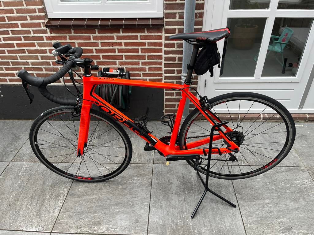 Orbea Orca M30, rood/zwart - racefiets, Gebruikt, Meer dan 20 versnellingen, 53 tot 57 cm, Ophalen