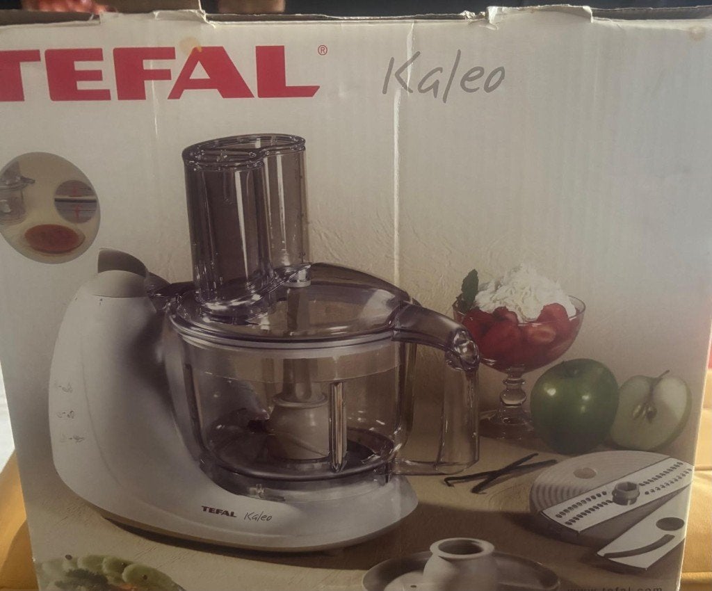 Tefal Kaleo Foodprocessor / Keukenmachine, Ophalen, Zo goed als nieuw, Vaatwasserbestendig, 3 snelheden of meer