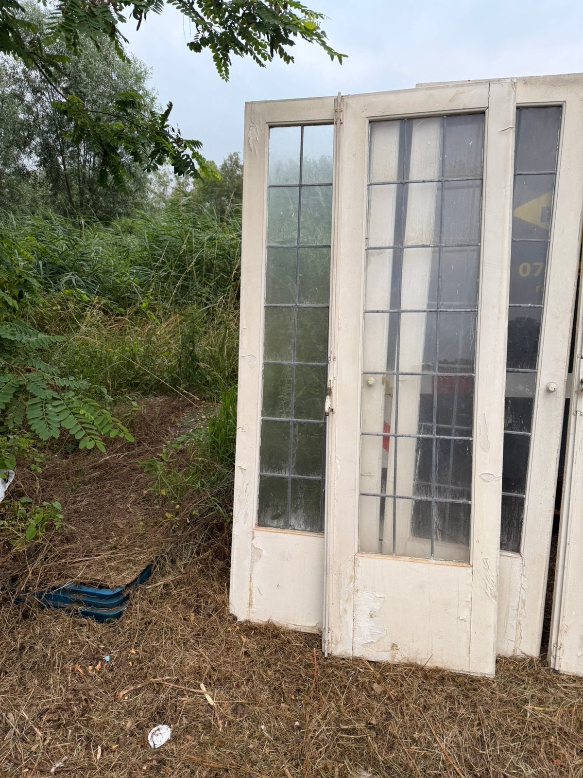 Glas in lood deuren, Doe-het-zelf en Verbouw, Deuren en Horren, Ophalen, Gebruikt, Minder dan 80 cm, Binnendeur