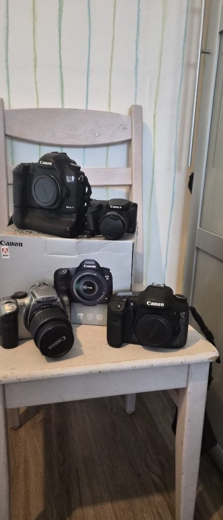 Complete Canon fotostudio set, Audio, Tv en Foto, Fotografie | Fotostudio en Toebehoren, Ophalen, Gebruikt, Complete fotostudio