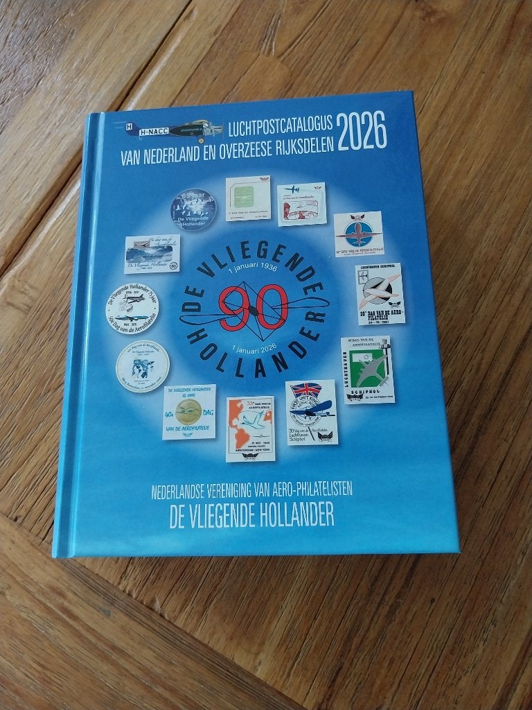 Luchtpostcatalogus 2026 De Vliegende Hollander, Ophalen of Verzenden, Catalogus
