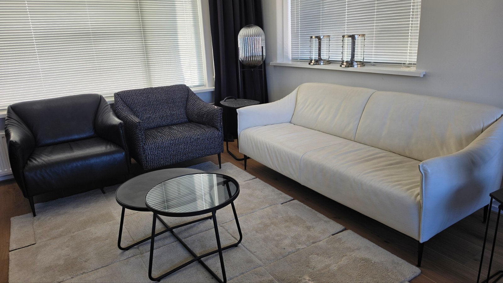 Jan Armgardt bankstel (bank en fauteuils), Ophalen, Modern design, Gebruikt, Driepersoons