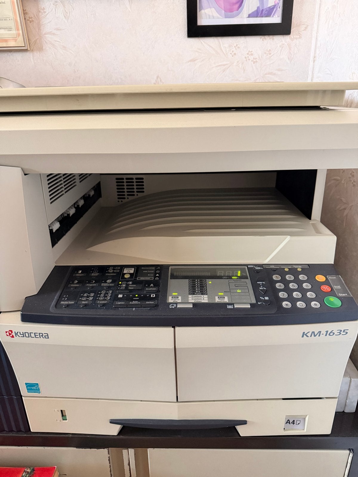 Kyocera KM-1635 All-in-one Laserprinter/Kopieermachine, Computers en Software, Printers, Gebruikt, Kopieren, All-in-one, Ophalen of Verzenden