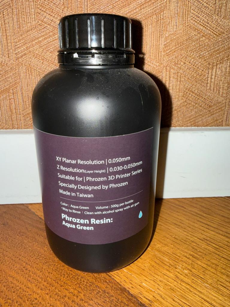 Nieuwe Phrozen Aqua Green Resin 500g voor 3D-printers, Ophalen of Verzenden, Nieuw, Resin/hars
