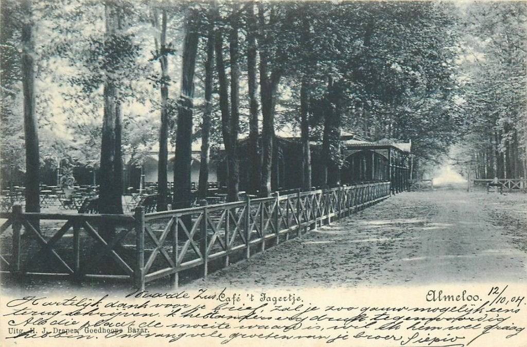 702-050-037 Almelo Cafe T Jagertje, Verzenden, Voor 1920, Overijssel