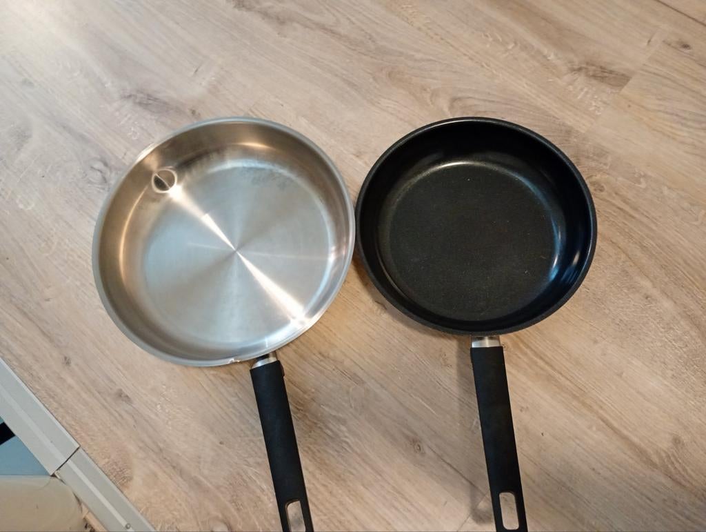 2 berghoff koekenpannen, Ophalen of Verzenden, Koekenpan of Braadpan