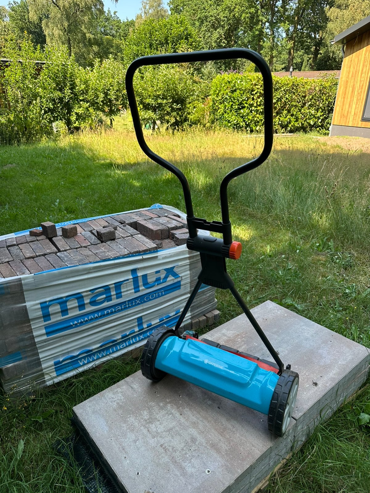 Gardena kooimesmaaier, Kooimesmaaier, Ophalen, Zo goed als nieuw