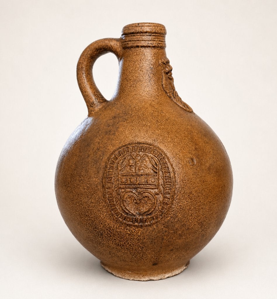 Antieke Baardmankruik Bartmannkrug – Frechen – ca. 1600, Ophalen of Verzenden