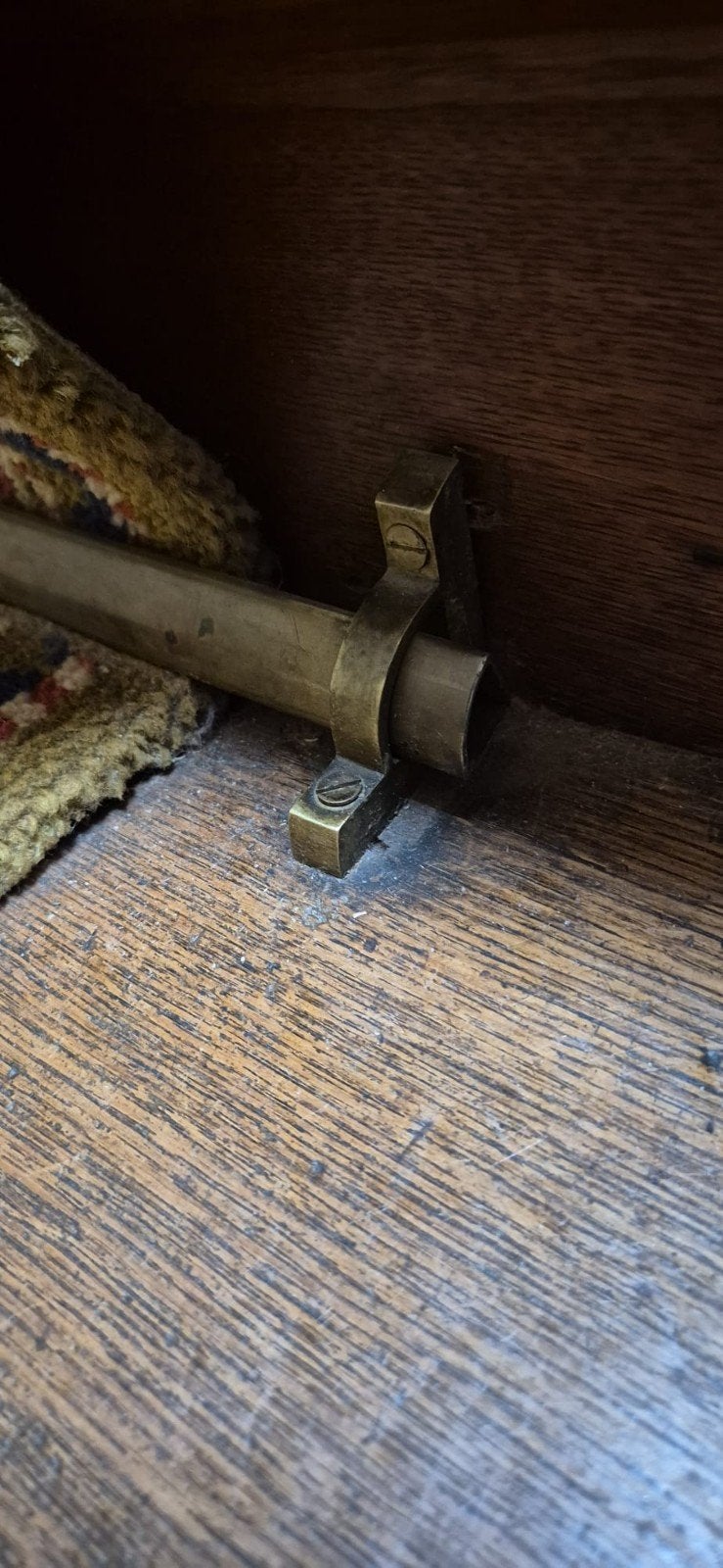 32 antieke koperen  traploperklemmen / traploperclips €48, Ophalen of Verzenden, Koper