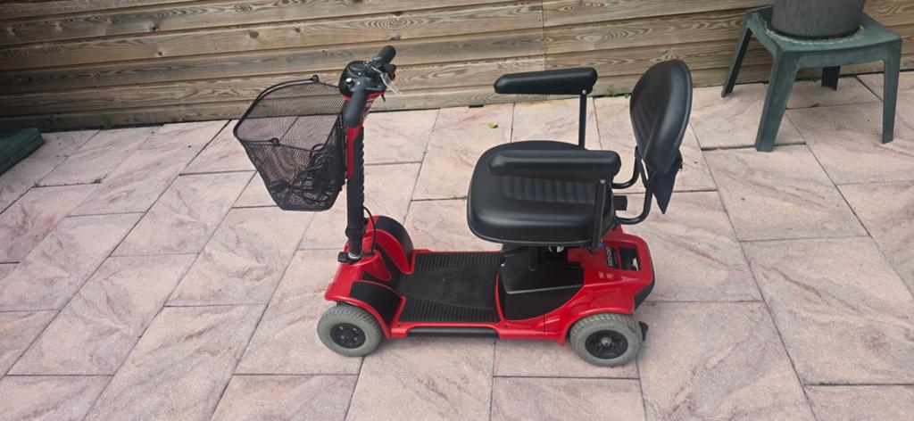 opvouwbare scootmobiel pride gogo, Ophalen, 10 km/u of minder, 15 km of minder, Gebruikt