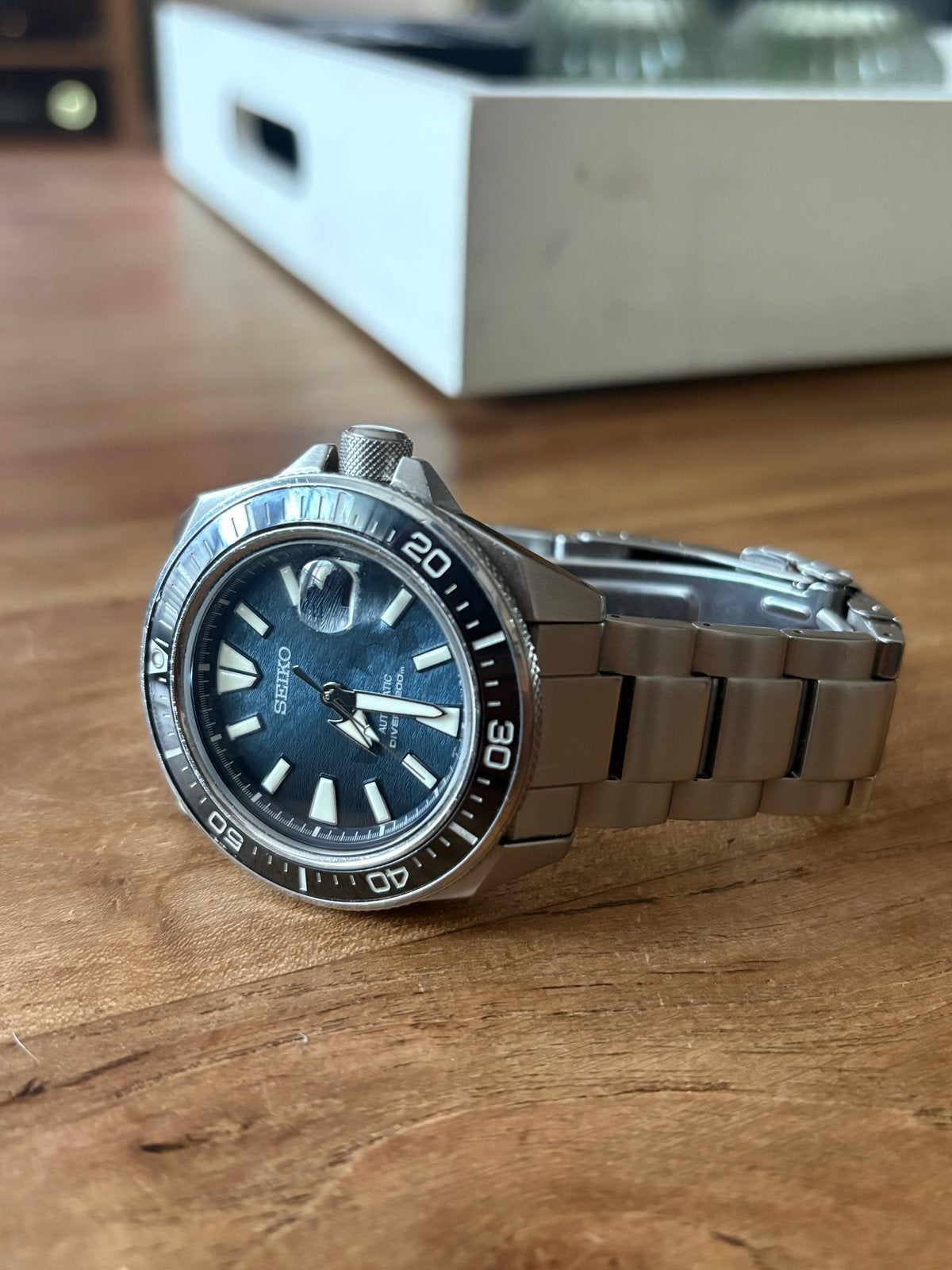 Seiko Prospex duikhorloge - Zo goed als nieuw, Seiko, Staal, Polshorloge, Ophalen of Verzenden
