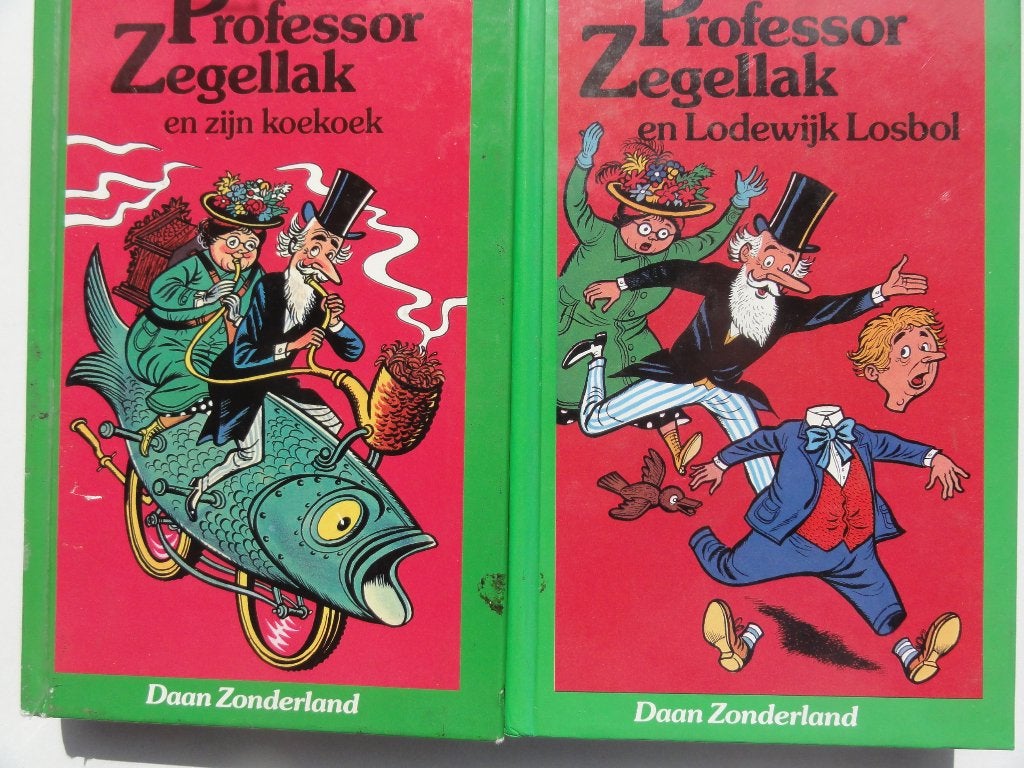 Professor  Zegellak 2x -Daan Zonderland 1983, Boeken, Verzenden, Zo goed als nieuw