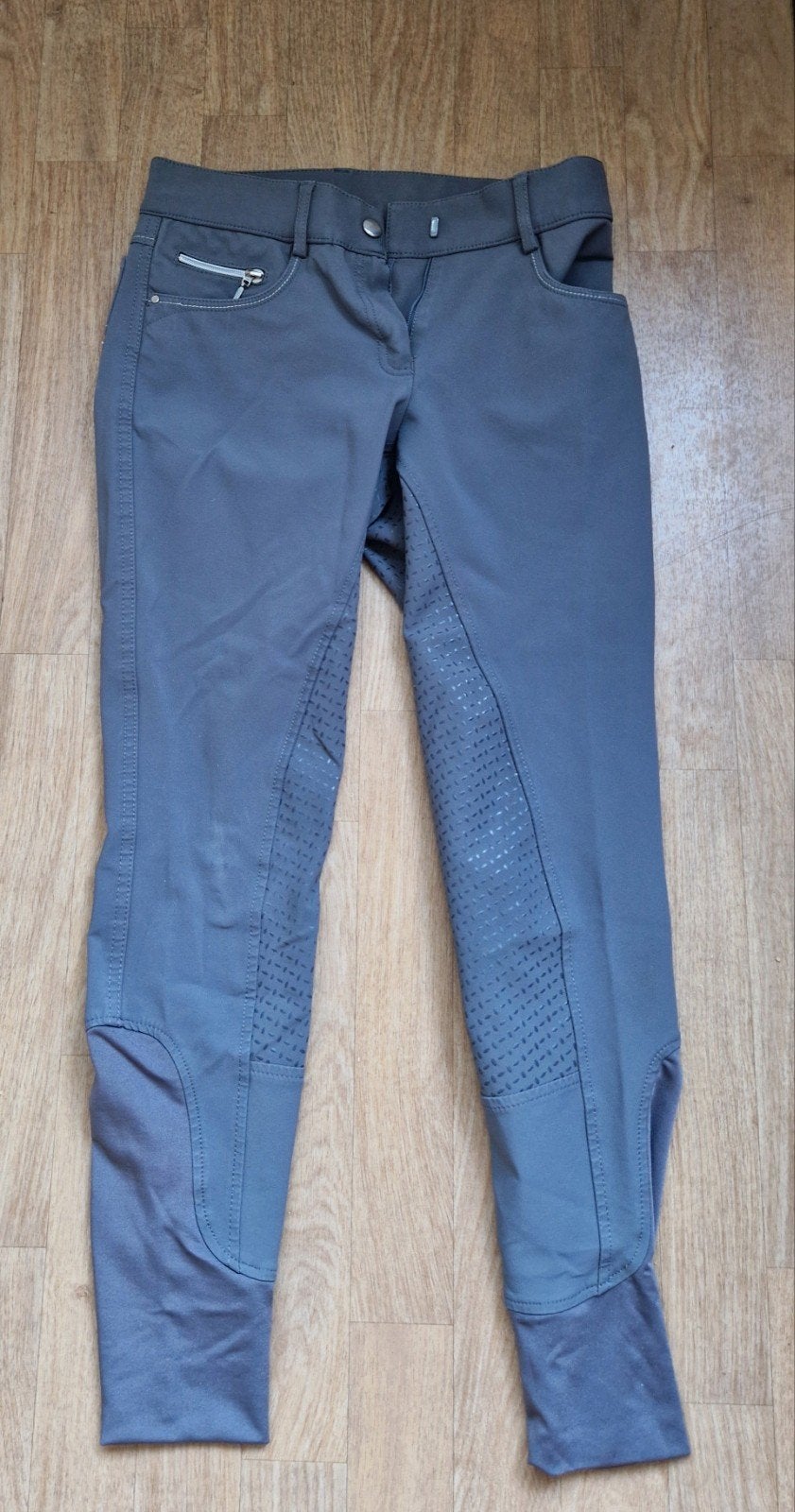 Paardrijbroek Quur maat 34 (Grijs), Dieren en Toebehoren, Paardrijkleding, Dressuur, Zo goed als nieuw, Quur, Onderkleding