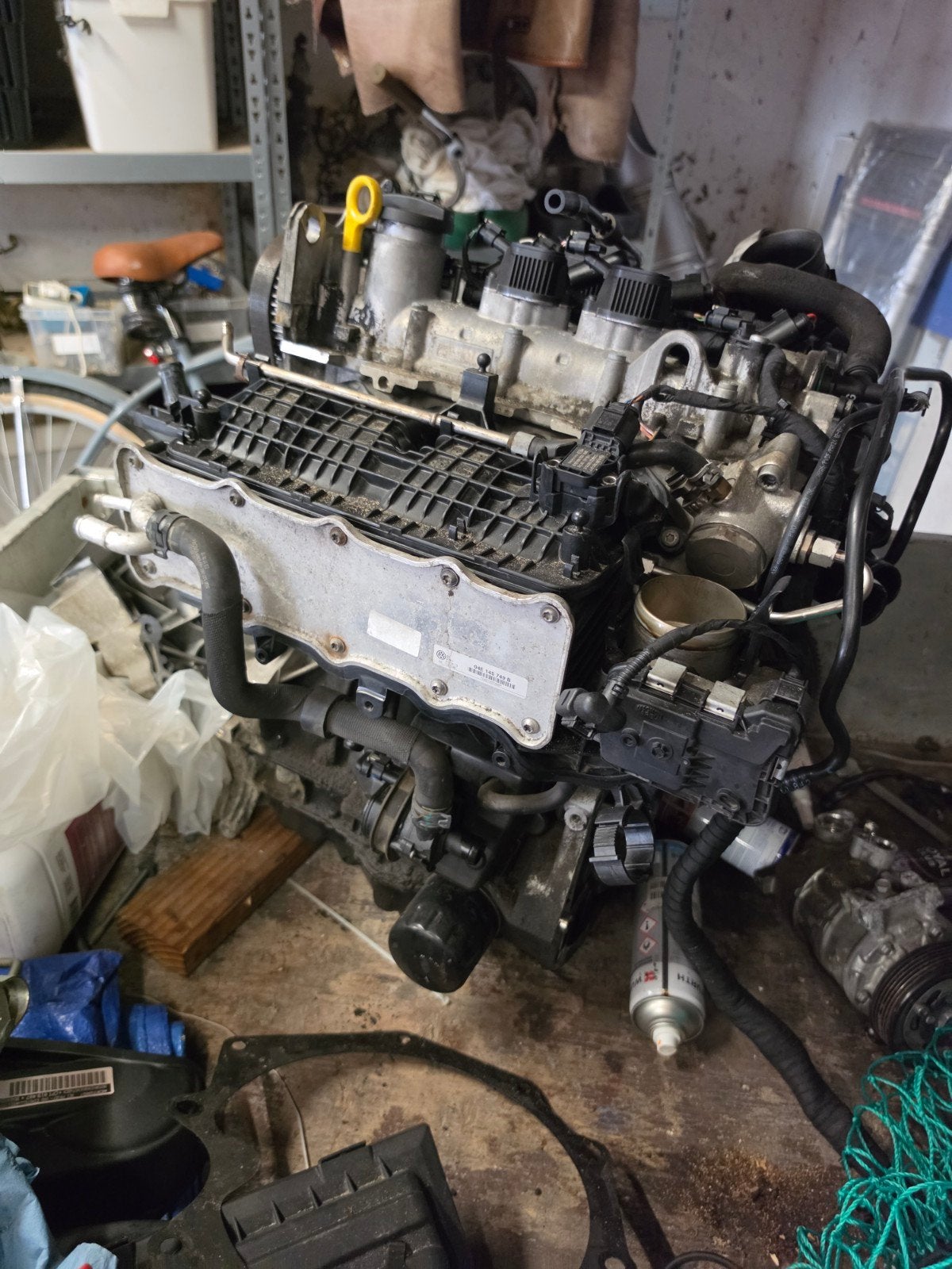 Audi/Volkswagen 1.4 TFSI CPTA Motor met tik, Ophalen, Gebruikt, Seat