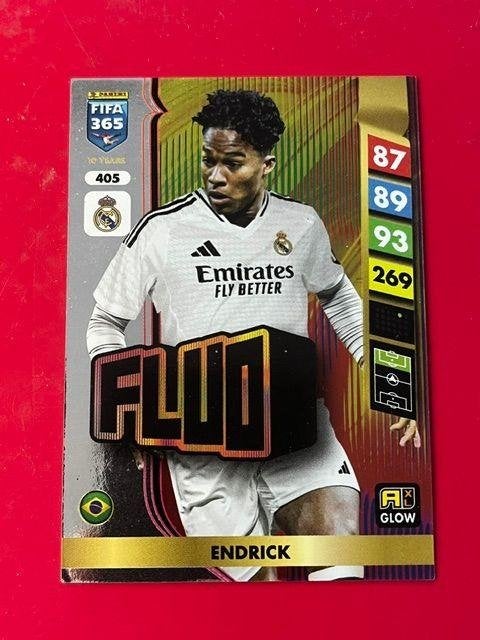 Endrick Panini FIFA 365: 2024-2025. Adrenalyn XL (#405), Verzenden, Zo goed als nieuw, Buitenlandse clubs, Poster, Plaatje of Sticker