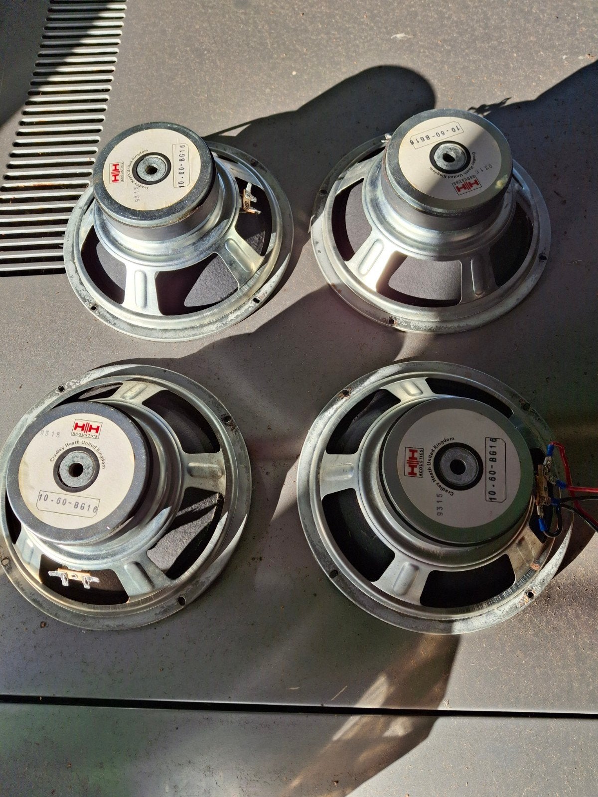HH Electronics 10-60-8616 luidsprekers (4 stuks), Ophalen, Gebruikt, Minder dan 60 watt, Overige merken