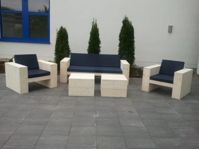 Steigerhouten Loungebanken op Maat, Ophalen of Verzenden, Nieuw, Hout