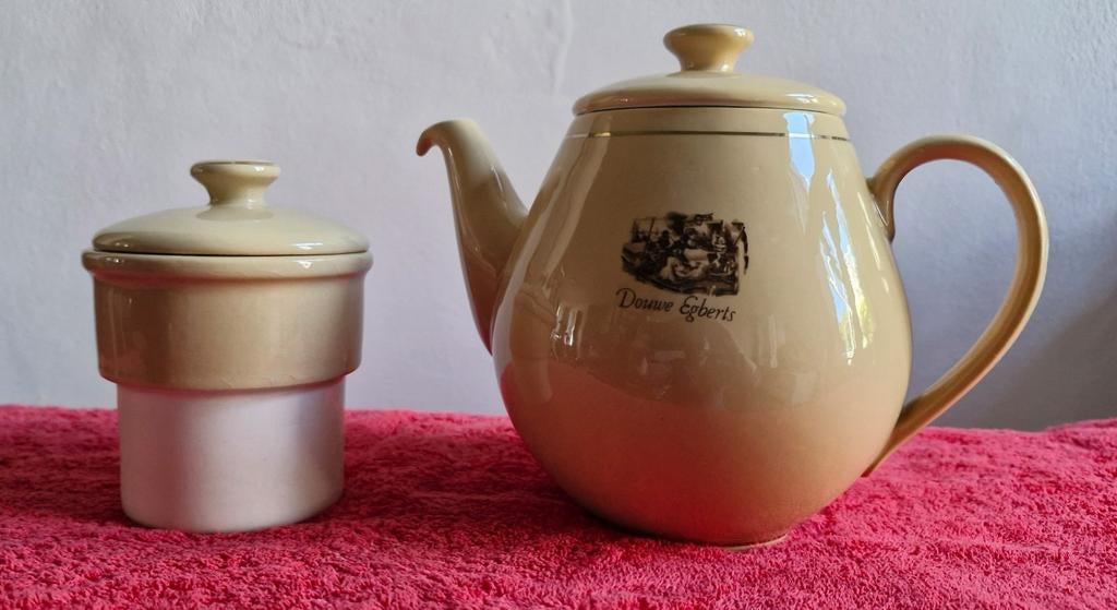 Vintage Douwe Egberts koffie/theepot., Ophalen of Verzenden