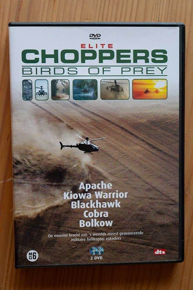 Dvd Elite choppers Birds of Prey (militaire helikopters), Engels, Oorlog of Misdaad, Nederlands, Ophalen of Verzenden