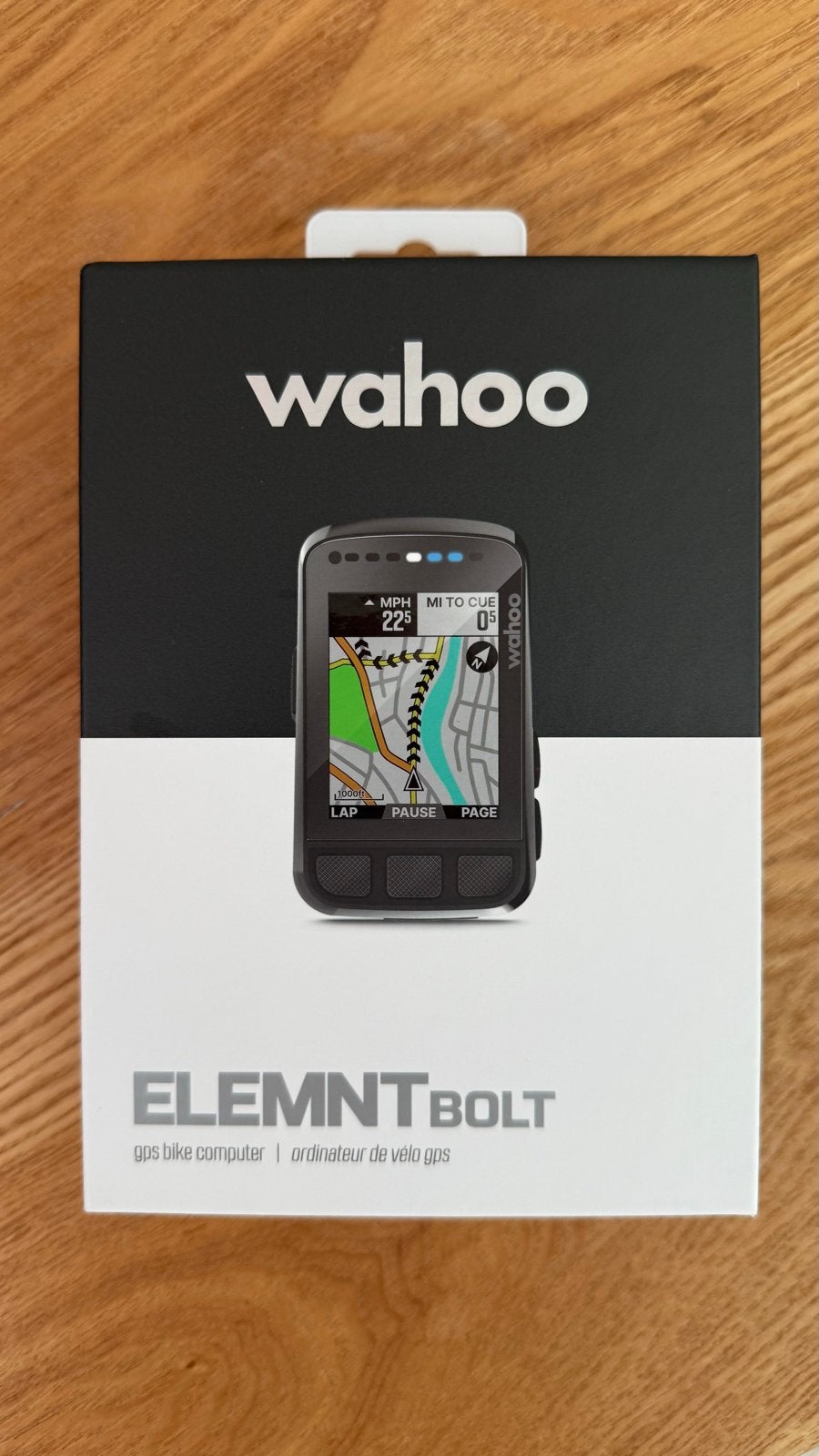 Wahoo ELEMNT BOLT GPS Fietscomputer - Nieuw in verpakking, Fietsen en Brommers, Fietsaccessoires | Fietscomputers, Ophalen of Verzenden