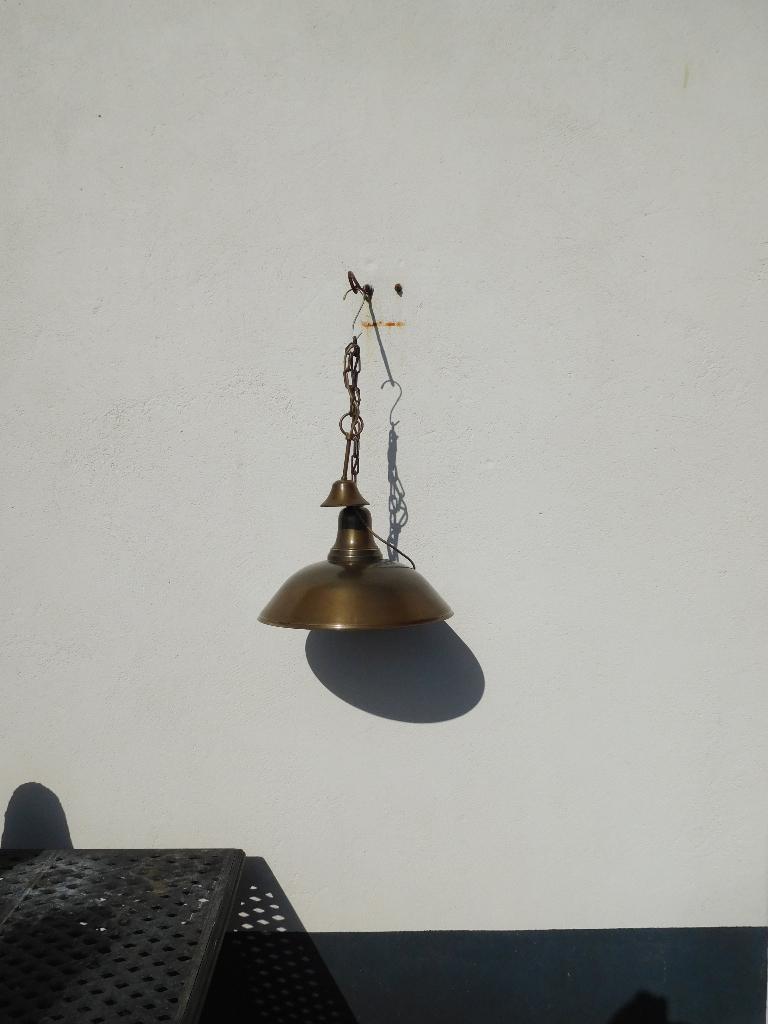 hang lamp, Huis en Inrichting, Lampen | Hanglampen, Ophalen, Zo goed als nieuw, Metaal, 50 tot 75 cm